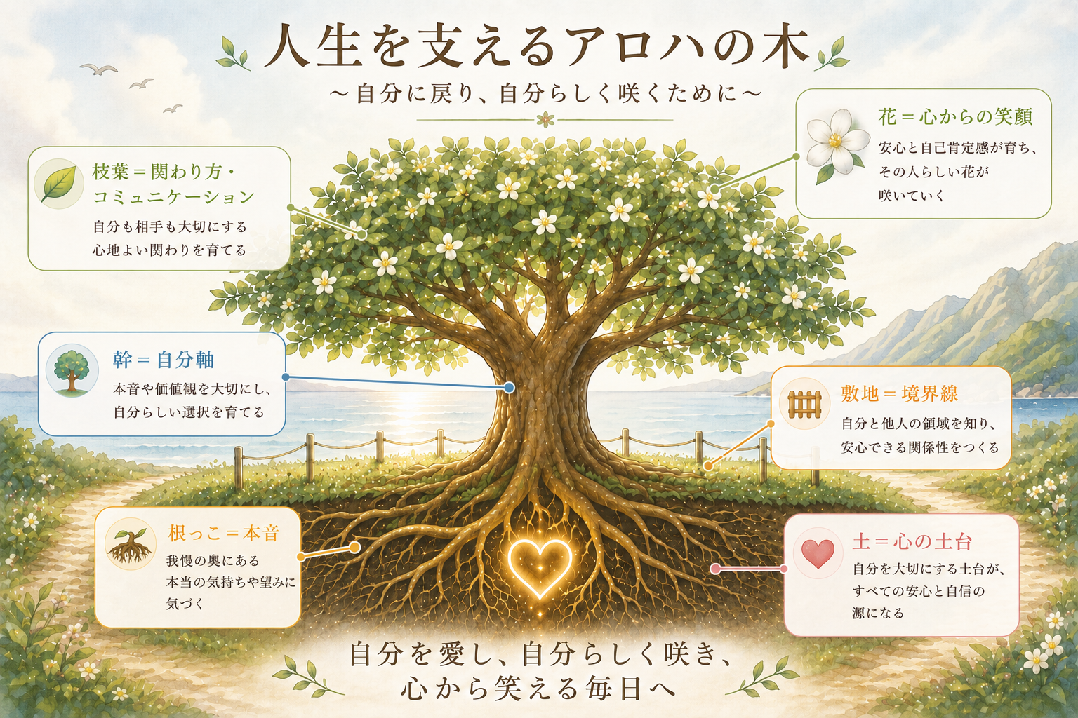 自分に戻る5つの視点