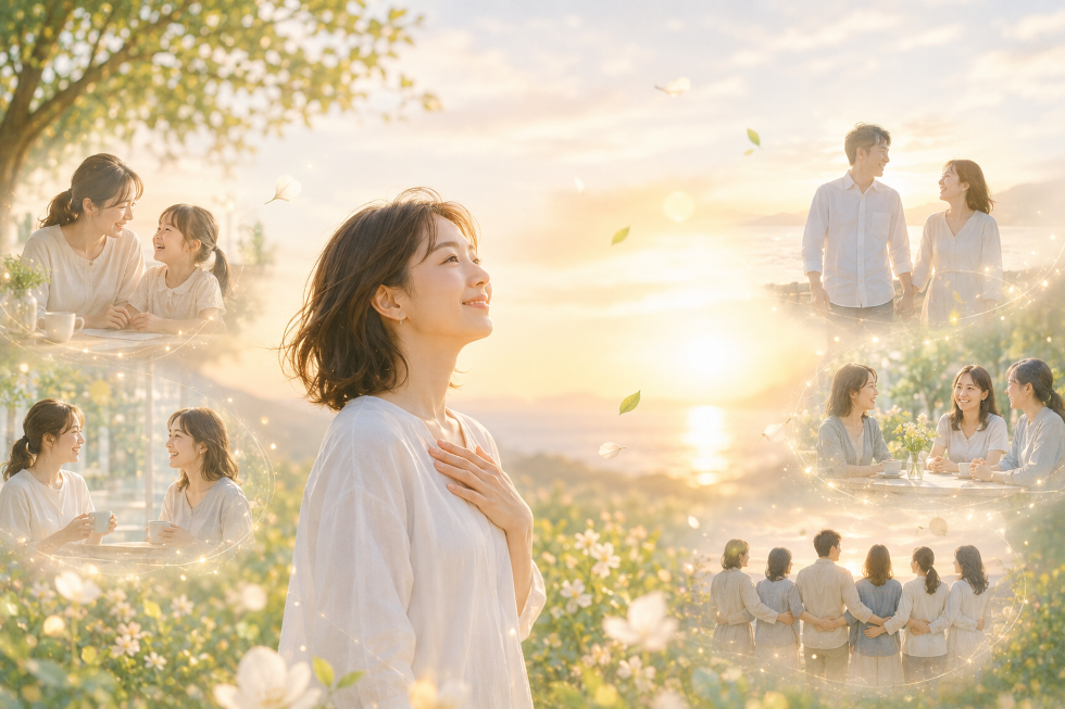 自分らしく心から笑える未来のイメージ